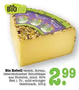 Scheck-in-Center Bio Rebell Angebot