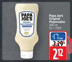 Scheck-in-Center Papa Joe’s Original Mayonnaise Angebot