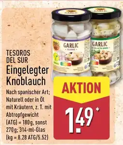 Aldi Nord TESOROS DEL SUR Eingelegter Knoblauch Angebot