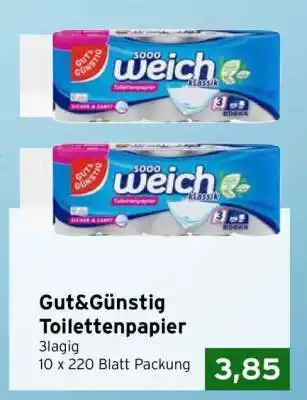 CAP Markt Gut & Günstig Toilettenpapier Angebot