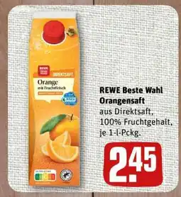 nahkauf REWE Beste Wahl Orangensaft Angebot