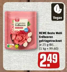 nahkauf REWE Beste Wahl Erdbeeren gefriergetrocknet Angebot