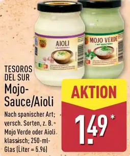 Aldi Nord TESOROS DEL SUR Mojo- Sauce/Aioli Angebot