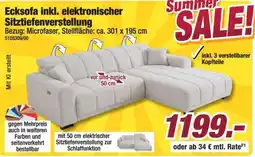 Poco Ecksofa inkl. elektronischer Sitztiefenverstellung Angebot