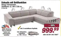 Poco Ecksofa mit Bettfunktion Angebot