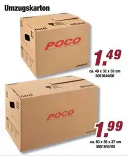 Poco Umzugskarton Angebot