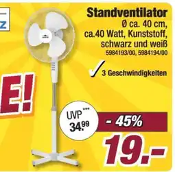 Poco Standventilator Angebot