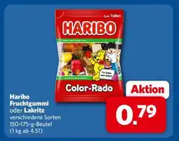 Combi Haribo Fruchtgummi oder Lakritz Angebot