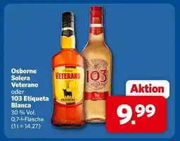 Combi Osborne Solera Veterano oder 103 Etiqueta Blanca Angebot
