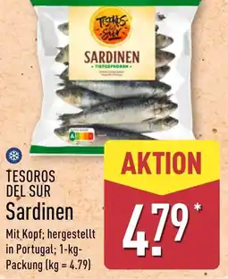 Aldi Nord TESOROS DEL SUR Sardinen Angebot