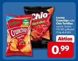 Combi Lorenz Crunchips oder Chio Tortillas Angebot