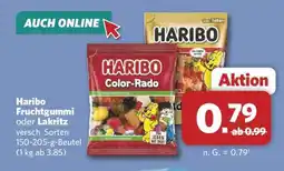 Combi Haribo Fruchtgummi oder Lakritz Angebot