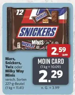 Combi Mars, Snickers, Twix oder Milky Way Minis Angebot