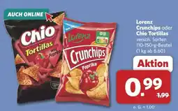 Combi Lorenz Crunchips oder Chio Tortillas Angebot