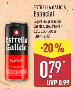 Aldi Nord ESTRELLA GALICIA Especial Angebot