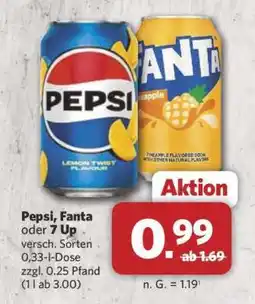Combi Pepsi, Fanta oder 7 Up Angebot