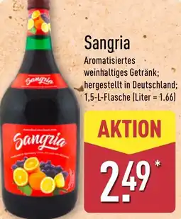 Aldi Nord Sangria Aromatisiertes weinhaltiges weinhaltiges Getränk; Angebot
