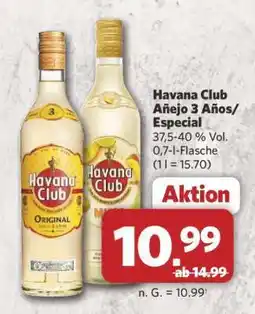Combi HAVANA CLUB Añejo 3 Años/Especial Angebot