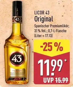 Aldi Nord LICOR 43 Original Angebot