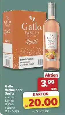 Combi Gallo Weine oder Spritz Angebot
