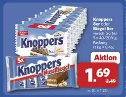 Combi Knoppers 8er oder Riegel 5er Angebot