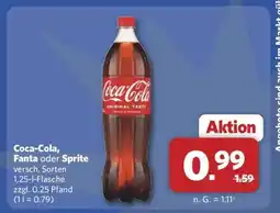 Combi Coca-Cola, Fanta oder Sprite Angebot