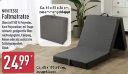Aldi Nord NOVITESSE Faltmatratze Angebot