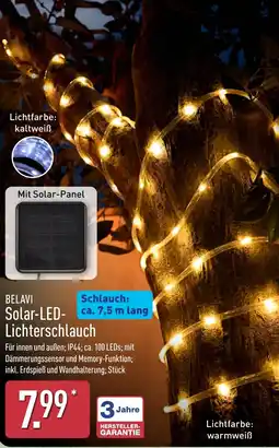 Aldi Nord BELAVI Solar-LED- Lichterschlauch Angebot
