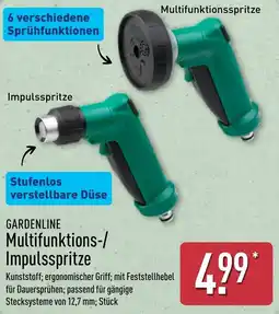 Aldi Nord GARDENLINE Multifunktions-/ Impulsspritze Angebot