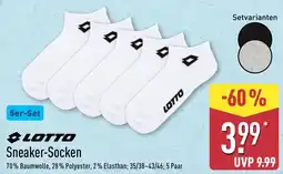 Aldi Nord LOTTO Sneaker-Socken Angebot