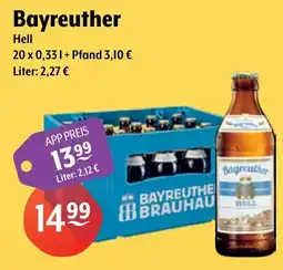 Getränke Hoffmann Bayreuther Hell Angebot