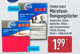Aldi Nord POWER FORCE Mikrofaser- Reinigungstücher Angebot
