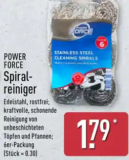 Aldi Nord POWER FORCE Spiralreiniger Angebot