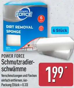 Aldi Nord POWER FORCE Schmutzradierschwämme Angebot