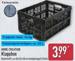 Aldi Nord HOME CREATION Klappbox Angebot