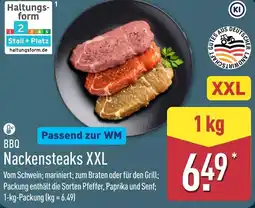 Aldi Nord BBQ Nackensteaks XXL Angebot