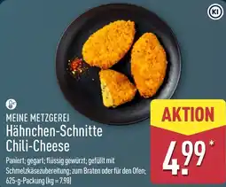 Aldi Nord MEINE METZGEREI Hähnchen-Schnitte Chili-Cheese Angebot