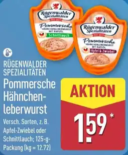 Aldi Nord RÜGENWALDER SPEZIALITÄTEN Pommersche Hähnchenleberwurst Angebot
