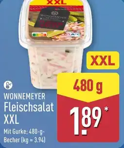Aldi Nord WONNEMEYER Fleischsalat XXL Angebot
