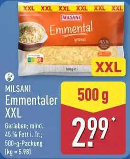 Aldi Nord MILSANI Emmentaler XXL Angebot