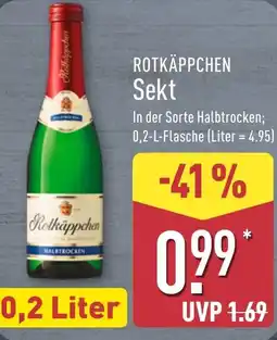 Aldi Nord ROTKÄPPCHEN Sekt Angebot