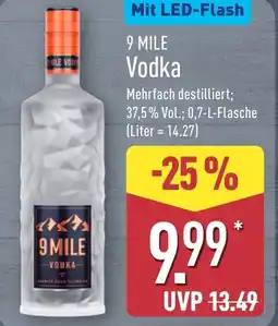 Aldi Nord 9 MILE Vodka Angebot