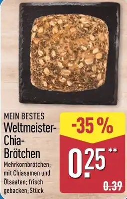 Aldi Nord MEIN BESTES Weltmeister- Chia- Brötchen Angebot