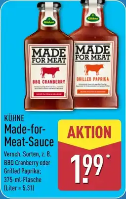 Aldi Nord KÜHNE Made-for- Meat-Sauce Angebot