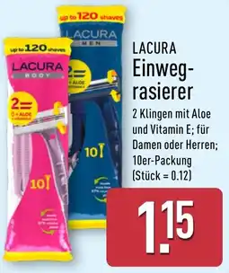 Aldi Nord LACURA Einwegrasierer Angebot