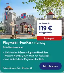 Aldi Nord Playmobil-FunPark Nürnberg Familienabenteuer Angebot