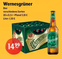 Getränke Hoffmann Wernesgrüner Bier Angebot