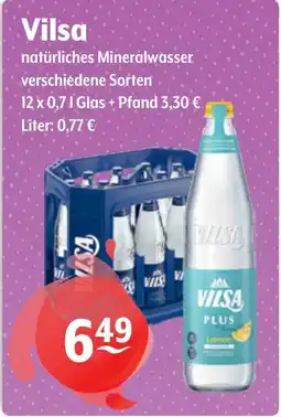 Getränke Hoffmann Vilsa natürliches Mineralwasser Angebot