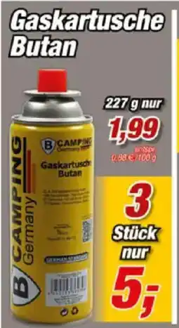 Posten Börse CAMPING GermanyG askartusche Butan Angebot