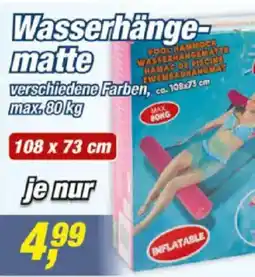 Posten Börse Wasserhängematte Angebot